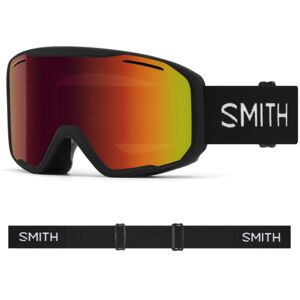 Smith Blazer Goggles, Red Sol-X Mirror Lens, Black, M007780DY99C1