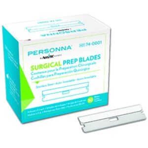 American Safety Razor Razor Persn Twin Blad Fxd PK50 75-0022, Case