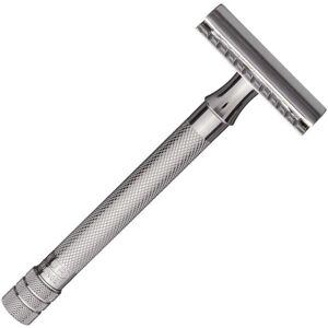 Dovo Double Edge Safety Razor, 1.5in, Knurled Handle, 90 23 001