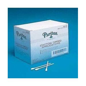 Puritan Medical Puritan Single and Double Tip Cotton Applicators, Puritan Medical Products 861WCDBL Wood Shafts Double Tip, Pack