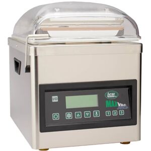 LEM Products MaxVac Pro Chamber Vacuum Sealer, Clear Lid, Stainless Base, 1380