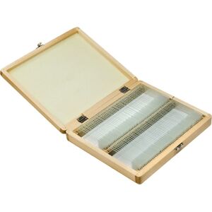 Barska Prepared Microscope Slides 100pcs w/ Wood case, NA AF11944