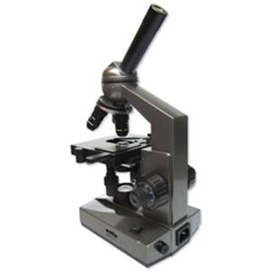 Carson 100x-1000x Table Top Microscope, Gray MS-100