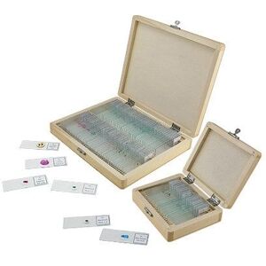 Celestron 100 Piece Prepared Microscope Slides Set 44412