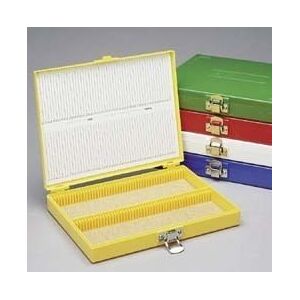 Heathrow Microscope Slide Boxes, 100-Place HS15994B, Each