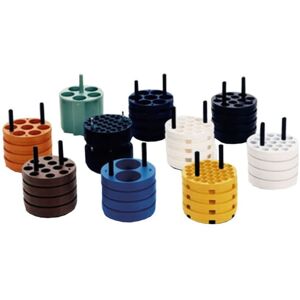 Thermo Fisher Scientific Heraeus Megafuge 1.0/1.0R All-Purpose Tabletop Centrifuges, Scientific Tube Adapters For Sealed Rotor, Rectangular Buckets, 12 x 10/15 Ml Din Tubes, 75005332