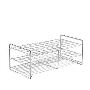 UNICO Test Tube Rack, Stainless Steel, 50 Place, 22mm Dia. Holes, 54750