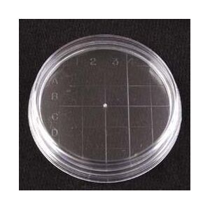 Parter Medical VWR Petri Dishes, Contact Plate, Sterile 3577 Convex Bottom, Outside Grid, Augmented