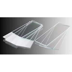 Ever Scientific VWR VistaVision Microscope Slides, Plain and Frosted 2752512 Double-End Frosted Slides, Case of 20