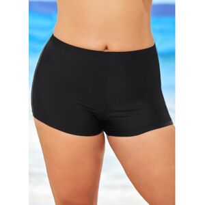 Modlily Plus Size Black High Waisted Swimwear Shorts womens
