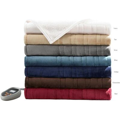 Beautyrest Heated Microlight to Berber Blanket - King Beautyrest Heated Microlight to Berber Blanket - King