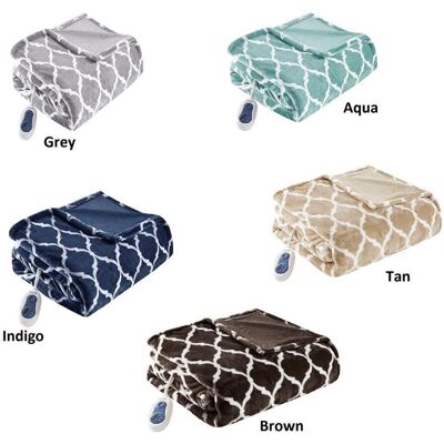 Beautyrest Heated Ogee Throw - 60"W x 70"L Beautyrest Heated Ogee Throw - 60"W x 70"L