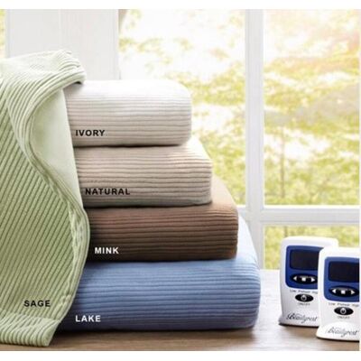 Beautyrest Electric Micro Fleece Heated Blanket - Twin Beautyrest Electric Micro Fleece Heated Blanket - Twin