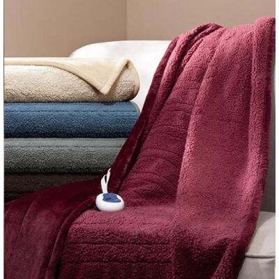 Beautyrest Microlight Reverse to Berber Heated Throw Beautyrest Microlight Reverse to Berber Heated Throw