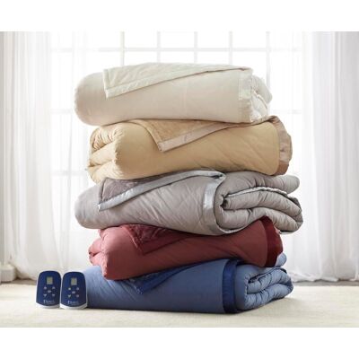 Shavel Micro Flannel Electric Heated Ultra Velvet Blanket - King Shavel Micro Flannel Electric Heated Ultra Velvet Blanket - King