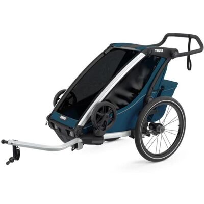 Thule Chariot Cross 1-Seat Multisport Bike Trailer - Majolica Blue Thule Chariot Cross 1-Seat Multisport Bike Trailer - Majolica Blue