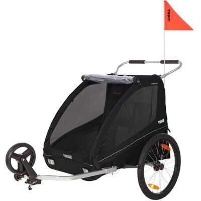 Thule Coaster XT 2-Seat Bike Trailer - Black Thule Coaster XT 2-Seat Bike Trailer - Black