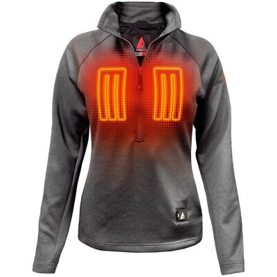 Open Box ActionHeat 5V Battery Heated 1/2 Zip Pullover Shirt - Women's Open Box ActionHeat 5V Battery Heated 1/2 Zip Pullover Shirt - Women's
