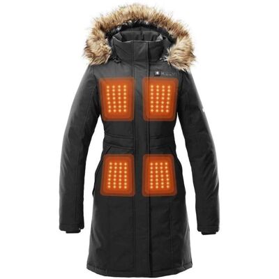 Kelvin Nova Women's Heated Parka Jacket Kelvin Nova Women's Heated Parka Jacket