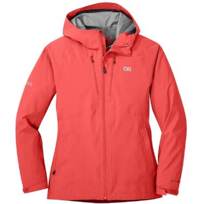 Outdoor Research Women's Microgravity AscentShell Jacket (Sunset Small) Outdoor Research Women's Microgravity AscentShell Jacket (Sunset Small)