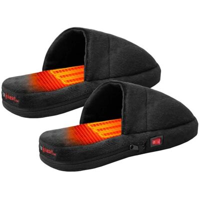 Open Box ActionHeat AA Battery Heated Slippers Open Box ActionHeat AA Battery Heated Slippers