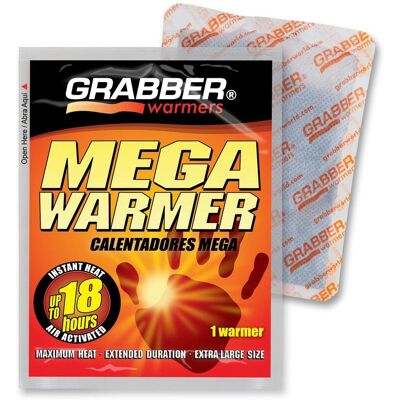 Grabber Warmers 18 Hour Mega Warmers - 30 Pack Box Grabber Warmers 18 Hour Mega Warmers - 30 Pack Box