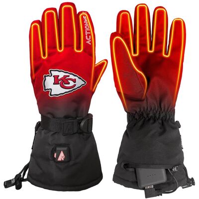 ActionHeat Kansas City Chiefs 5V Battery Heated Gloves ActionHeat Kansas City Chiefs 5V Battery Heated Gloves