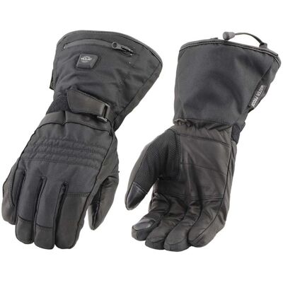 NexGen 7.4V Men's Heated Textile and Leather Combo Gantlet Gloves with I-Touch Fingers NexGen 7.4V Men's Heated Textile and Leather Combo Gantlet Gloves with I-Touch Fingers