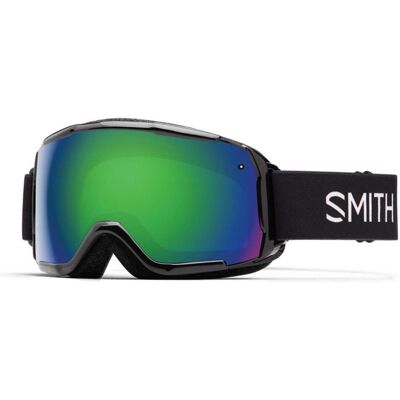 Smith Optics Grom Junior Goggles Green Sol-X Mirror - Black Frame Smith Optics Grom Junior Goggles Green Sol-X Mirror - Black Frame