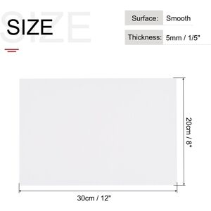 Unique ABS Plastic Sheet, ABS Styrene Sheets for Building Model DIY Crafts Panel 12 Inch x 8 Inch x 0.2 Inch Unique ABS Plastic Sheet, ABS Styrene Sheets for Building Model DIY Crafts Panel 12 Inch x 8 Inch x 0.2 Inch
