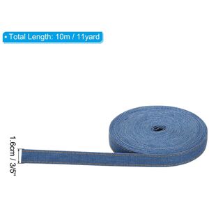 Unique Denim Ribbon, 1 Roll 11 Yard Craft Strip Blue 3/5 Unique Denim Ribbon, 1 Roll 11 Yard Craft Strip Blue 3/5