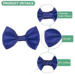 Unique 120-Pack Mini Craft Ribbon Bow 1.5x1 Inch for Craft DIY Navy Blue 0.1 In. W X 0.1 In. H X 0.1 In. D Unique 120-Pack Mini Craft Ribbon Bow 1.5x1 Inch for Craft DIY Navy Blue 0.1 In. W X 0.1 In. H X 0.1 In. D