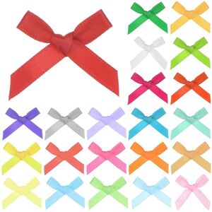 Unique 100-Pack Mini Craft Ribbon Bow,1x1.6 Inch for Craft DIY Multicolored Multicolored 1.57 In. W X 0.01 In. H X 0.0 In. D Unique 100-Pack Mini Craft Ribbon Bow,1x1.6 Inch for Craft DIY Multicolored Multicolored 1.57 In. W X 0.01 In. H X 0.0 In. D
