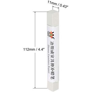 Unique Furniture Repair Wax Filler Stick, Wood Scratch Filler Crayons Touch Up Repair Pens Pearl White Unique Furniture Repair Wax Filler Stick, Wood Scratch Filler Crayons Touch Up Repair Pens Pearl White