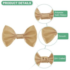 Unique 120-Pack Mini Craft Ribbon Bow 1.5x1 Inch for Craft DIY Champagne 0.1 In. W X 0.1 In. H X 0.1 In. D Unique 120-Pack Mini Craft Ribbon Bow 1.5x1 Inch for Craft DIY Champagne 0.1 In. W X 0.1 In. H X 0.1 In. D