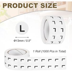Unique Inventory Labels Letter Stickers Round Circle Dots Labels Semi-Gloss Adhesive Stickers for Home Organization Office Storage Letter L 0.5 Inch Unique Inventory Labels Letter Stickers Round Circle Dots Labels Semi-Gloss Adhesive Stickers for Home Organization Office Storage Letter L 0.5 Inch