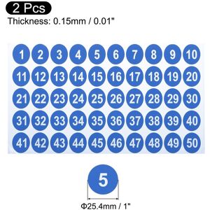 Unique Round Number Stickers Self-Adhesive Consecutive Number for Office Blue Unique Round Number Stickers Self-Adhesive Consecutive Number for Office Blue