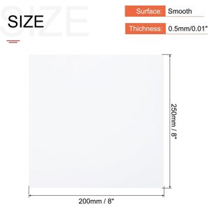 Unique ABS Plastic Sheet ABS Board for Building Model, DIY Crafts, Panel,Model Making 8 x 8 x 0.02 Inch Unique ABS Plastic Sheet ABS Board for Building Model, DIY Crafts, Panel,Model Making 8 x 8 x 0.02 Inch