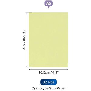 Unique Cyanotype Paper, Sheet High Sensitive Sun Print Paper Kit Blue Crafts for Adults DIY Project Art Yellow 5.8x4.1 Inch (A6) Unique Cyanotype Paper, Sheet High Sensitive Sun Print Paper Kit Blue Crafts for Adults DIY Project Art Yellow 5.8x4.1 Inch (A6)