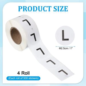 Unique Letter A Stickers, Self-Adhesive Alphabet Round Circle Dots Labels for Organization Storage Inventory Boxes Scrapbook Craft Letter l 1 inch Unique Letter A Stickers, Self-Adhesive Alphabet Round Circle Dots Labels for Organization Storage Inventory Boxes Scrapbook Craft Letter l 1 inch
