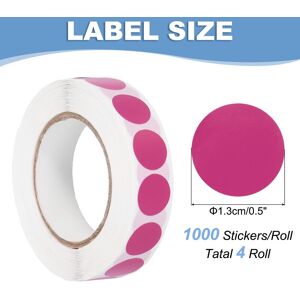 Unique Colored Dot Stickers Color Coding Labels Blank Circle Stickers Adhesive Round Price Labels for Inventory Office Garage Magenta 0.5 Unique Colored Dot Stickers Color Coding Labels Blank Circle Stickers Adhesive Round Price Labels for Inventory Office Garage Magenta 0.5