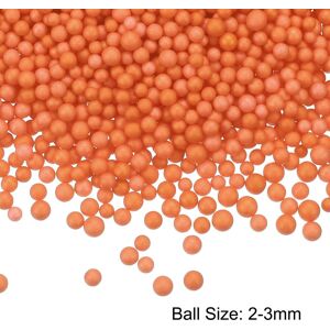 Unique Foam Beads Foam Balls for Wedding and Party Decorations, Tiny Packing Balls, Arts DIY Crafts Supplies Bright Orange 2-3mm Unique Foam Beads Foam Balls for Wedding and Party Decorations, Tiny Packing Balls, Arts DIY Crafts Supplies Bright Orange 2-3mm