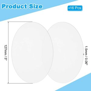 Unique Acrylic Circles, Clear Round Acrylic Sheets Acrylic Circle Blanks Cake Disc Panel for Sign DIY Craft Project, Paintings 16 Pcs 5 Unique Acrylic Circles, Clear Round Acrylic Sheets Acrylic Circle Blanks Cake Disc Panel for Sign DIY Craft Project, Paintings 16 Pcs 5