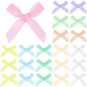 Unique 100-Pack Mini Craft Ribbon Bow,1x1.6 Inch for Craft DIY Macron Multicolored - Macron Multicolored Macron Multicolored 1.57 In. W X 0.01 In. H X 0.0 In. D Unique 100-Pack Mini Craft Ribbon Bow,1x1.6 Inch for Craft DIY Macron Multicolored - Macron Multicolored Macron Multicolored 1.57 In. W X 0.01 In. H X 0.0 In. D
