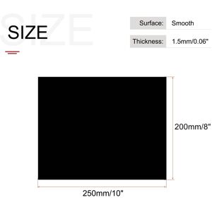Unique ABS Plastic Sheet for Building Model, DIY Craft 10x8x0.06inch Unique ABS Plastic Sheet for Building Model, DIY Craft 10x8x0.06inch