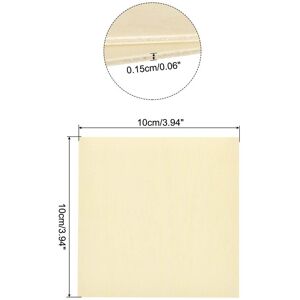 Unique Basswood Sheets for Unfinished Wood DIY Craft Projects Laser Cutting wood 4 x 4 x 1/16 Inch Unique Basswood Sheets for Unfinished Wood DIY Craft Projects Laser Cutting wood 4 x 4 x 1/16 Inch