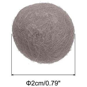 Unique Wool Felt Balls Beads Woolen Fabric 2cm 20mm for Home Crafts 20Pcs Grey 0.79 In. W X 0.79 In. H X 0.0 In. D Unique Wool Felt Balls Beads Woolen Fabric 2cm 20mm for Home Crafts 20Pcs Grey 0.79 In. W X 0.79 In. H X 0.0 In. D