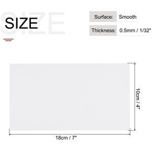 Unique ABS Plastic Sheet, ABS Styrene Sheets for Building Model DIY Crafts Panel 7 Inch x 4 Inch x 0.02 Inch Unique ABS Plastic Sheet, ABS Styrene Sheets for Building Model DIY Crafts Panel 7 Inch x 4 Inch x 0.02 Inch