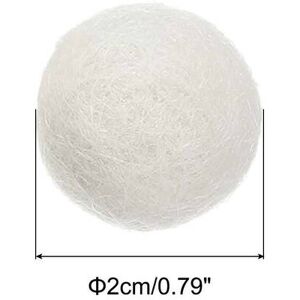Unique Wool Felt Balls Beads Woolen Fabric 2cm 20mm for Home Crafts 10Pcs White 0.79 In. W X 0.79 In. H X 0.0 In. D Unique Wool Felt Balls Beads Woolen Fabric 2cm 20mm for Home Crafts 10Pcs White 0.79 In. W X 0.79 In. H X 0.0 In. D