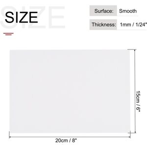 Unique ABS Plastic Sheet, ABS Styrene Sheets for Building Model DIY Crafts Panel 8 Inch x 6 Inch x 0.04 Inch Unique ABS Plastic Sheet, ABS Styrene Sheets for Building Model DIY Crafts Panel 8 Inch x 6 Inch x 0.04 Inch